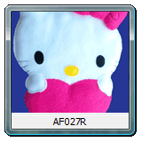 Fiocco Nascita Hello Kitty con cuore AF027R