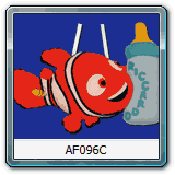 Fiocco Nascita Nemo con biberon AF096C