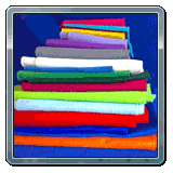 tessuto di pannolenci colori vari usato per portachiavi e portaciuccio apettafiocchi