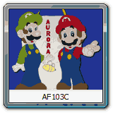 Super Mario bros e Luigi AF103C